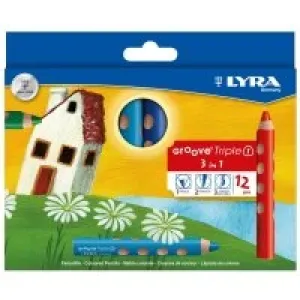 Lyra Groove Triple One Boya Kalemi 12li Askılı Paket L3831120