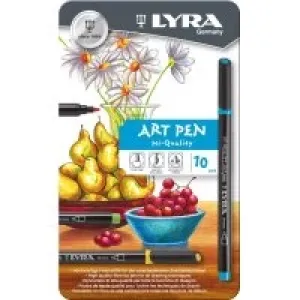 Lyra L-6751100 Hı Quality Art Pen 10lu Metal Kutu