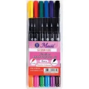 Masis S7204-12c Fineliner Motocross 6li 12 Renk