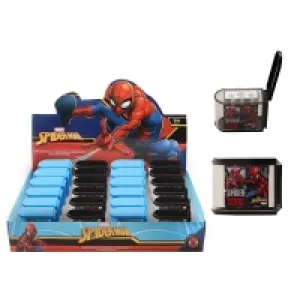 Mikro 44682 Spiderman Hazneli Üç Bıçaklı Kalemtraş Otto-44682