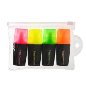 Mikro Mini Fosforlu Kalem Mk-604-4lü Renkli