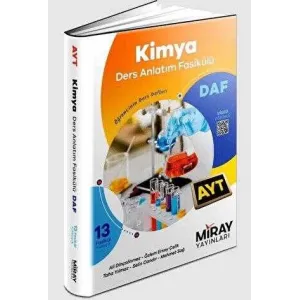 Miray Yayınları AYT Kimya Ders Anlatım Fasikülleri
