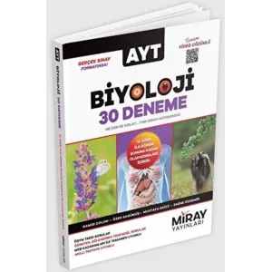 Miray Yayınları Miray AYT Biyoloji 30 Deneme