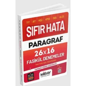Miray Yayınları Sıfır Hata Paragraf 16 Deneme