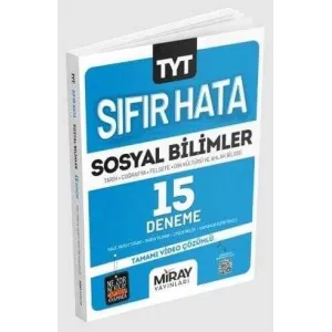 Miray Yayınları TYT Sıfır Hata Sosyal Bilimler 15 Deneme