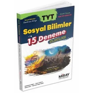 Miray Yayınları TYT Sosyal Bilimler 15 Deneme