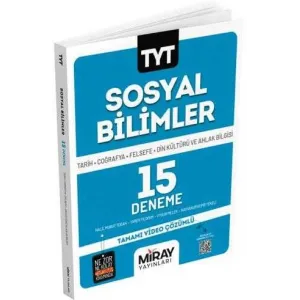 Miray Yayınları TYT Sosyal Bilimler 15 Deneme
