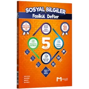 Mozaik Yayınları 5. Sınıf Sosyal Bilgiler Fasikül Defter