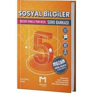 Mozaik Yayınları 5. Sınıf Sosyal Bilgiler Soru Bankası