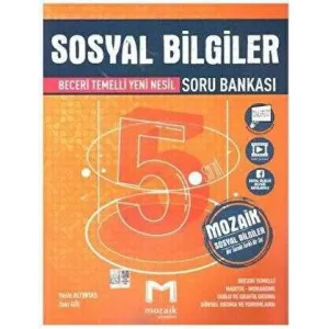 Mozaik Yayınları 5. Sınıf Sosyal Bilgiler Soru Bankası