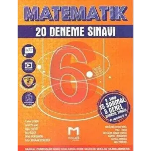 Mozaik Yayınları 6. Sınıf Matematik 20 Deneme
