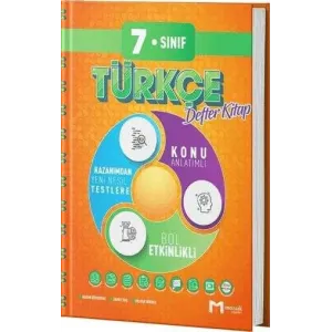 Mozaik Yayınları 7. Sınıf Türkçe Defter Kitap