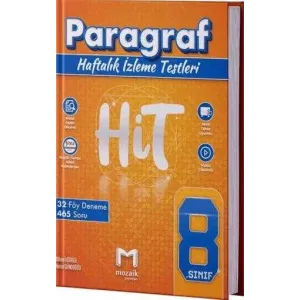 Mozaik Yayınları 8. Sınıf Paragraf HİT 32 Deneme