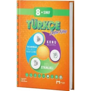 Mozaik Yayınları 8. Sınıf Türkçe İntro Defter Kitap