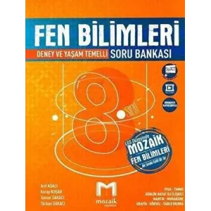 Mozaik Yayınları Mozaik 8. Sınıf Fen Bilimleri Soru Bankası