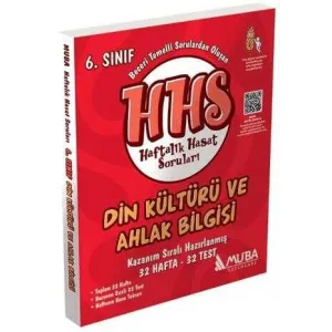 Muba Yayınları 6. Sınıf Din Kültürü Haftalık Hasat Soruları HHS