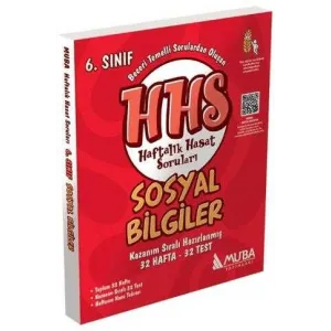 Muba Yayınları 6. Sınıf Sosyal Bilgiler Haftalık Hasat Soruları HHS