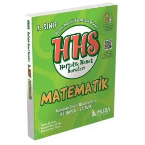 Muba Yayınları 7. Sınıf Matematik Haftalık Hasat Soruları HHS