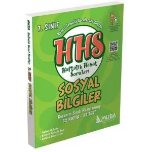 Muba Yayınları 7. Sınıf Sosyal Bilgiler Haftalık Hasat Soruları HHS