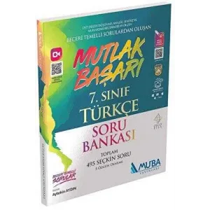 Muba Yayınları 7. Sınıf Türkçe Mutlak Başarı Soru Bankası