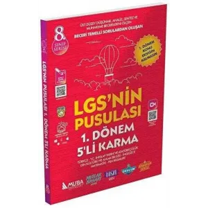 Muba Yayınları 8. Sınıf LGS nin Pusulası 1. Dönem 5 li Karma Deneme