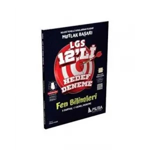 Muba Yayınları LGS 8.Sınıf Fen Bilimleri 12 Li Hedef Deneme