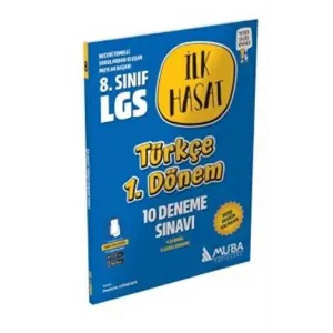 Muba Yayınları LGS Türkçe İlk Hasat 10 Deneme Sınavı 1.Dönem Muba Yayınları