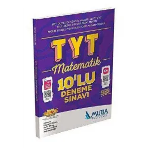 Muba Yayınları TYT Matematik 10`lu Deneme Sınavı