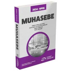 Murat Yayınları 2024 KPSS Muhasebe Konu Anlatımı