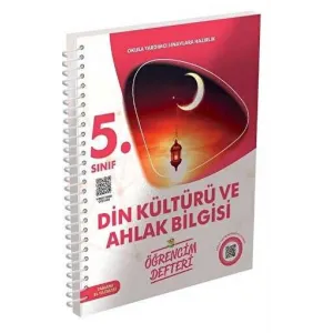 Murat Yayınları 5. Sınıf Din Kültürü ve Ahlak Bilgisi Öğrencim Defteri