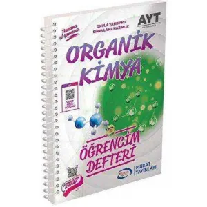 Murat Yayınları AYT Organik Kimya Öğrencim Defteri