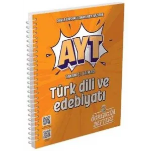 Murat Yayınları AYT Türk Dili ve Edebiyatı Öğrencim Defteri
