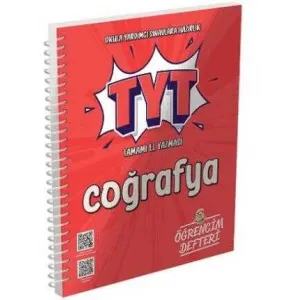 Murat Yayınları TYT Coğrafya Öğrencim Defteri
