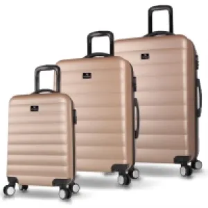 My Valice Colors Abs Kabin Orta Ve Büyük Boy Gold 3lü Valiz Seti