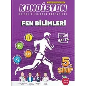 Newton Yayınları 5. Sınıf Fen Bilimleri Kondisyon Haftalık Kazanım Deneme