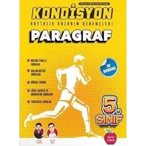 Newton Yayınları 5. Sınıf Paragraf Kondisyon Haftalık Kazanım Denemeleri