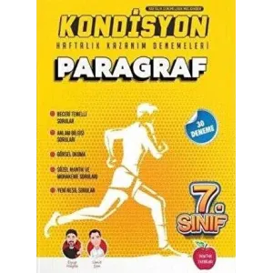 Newton Yayınları 7. Sınıf Paragraf Kondisyon Haftalık Kazanım Denemeleri