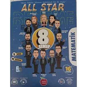 Newton Yayınları 8. Sınıf All Star Matematik 16 Deneme