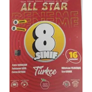 Newton Yayınları 8. Sınıf All Star Türkçe 16 Deneme