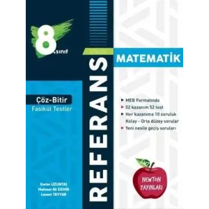 Newton Yayınları 8. Sınıf Çöz Bitir Referans Matematik Fasikül Testler