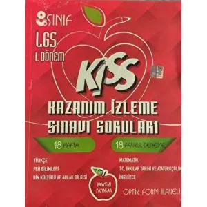 Newton Yayınları 8. Sınıf Kazanım İzleme Soruları