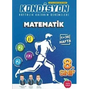 Newton Yayınları 8. Sınıf Matematik Kondisyon Haftalık Kazanım Denemeleri