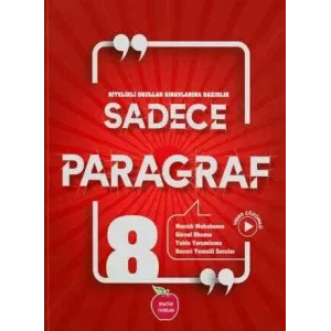 Newton Yayınları 8. Sınıf Sadece Paragraf Soru Bankası