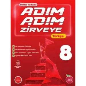 Newton Yayınları 8. Sınıf Türkçe Adım Adım Zirveye Soru Bankası