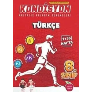 Newton Yayınları 8. Sınıf Türkçe Kondisyon Haftalık Kazanım Denemeleri