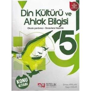 Nitelik Yayınları 5. Sınıf Din Kültürü ve Ahlak Bilgisi Konu Kitabı