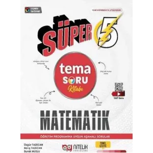 Nitelik Yayınları 5. Sınıf Süper Matematik Tema Soru Kitabı