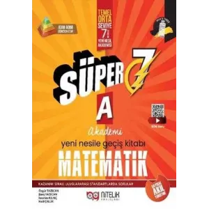 Nitelik Yayınları 7. Sınıf Süper Matematik Soru Kitabı A