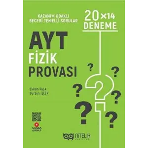 Nitelik Yayınları AYT Fizik Provası 20-14 Deneme