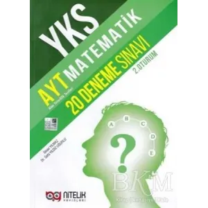 Nitelik Yayınları Nitelik YKS AYT Matematik 20 Deneme 2.Oturum